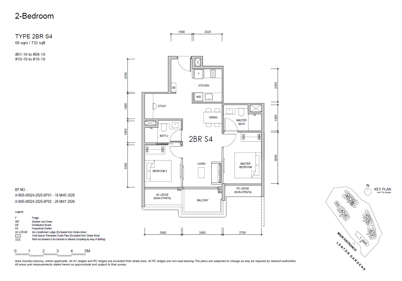 2 Bedroom + Study 4