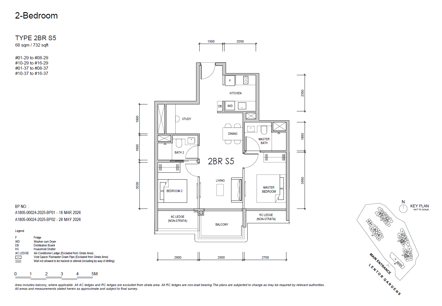 2 Bedroom + Study 5