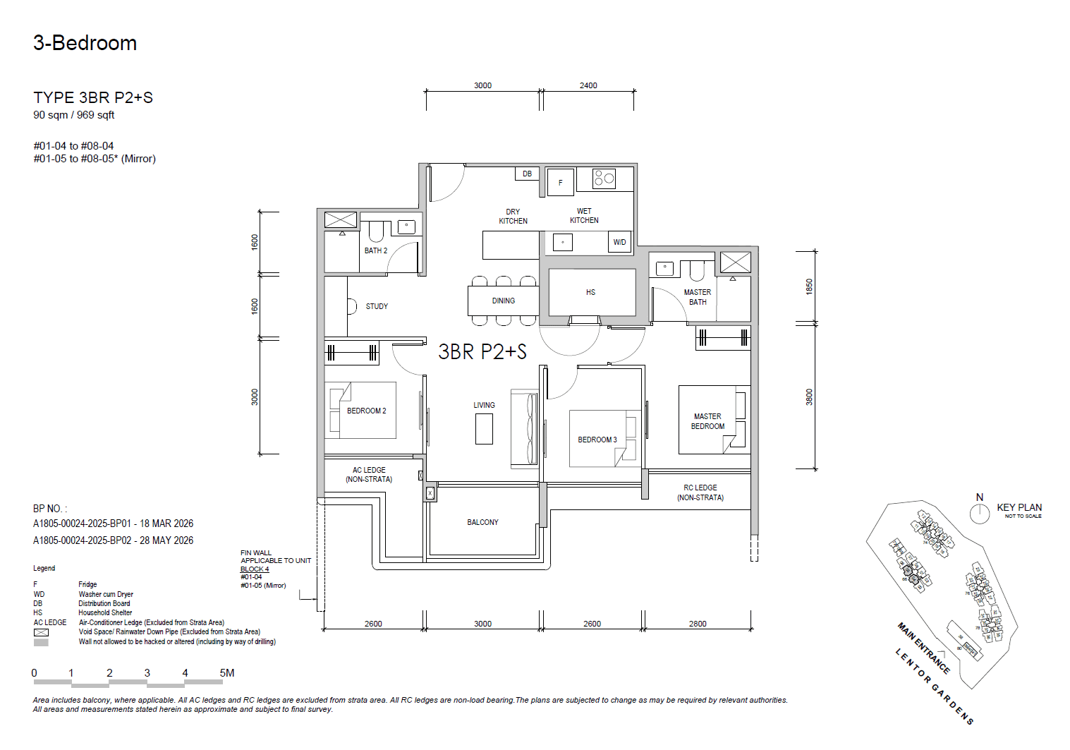 3 Bedroom Premium + Study 1